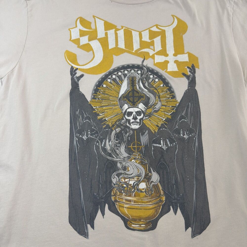 ghost band merch tee xl skull heavy metal rock music t-shirt  100% cotton - Picture 2 of 7